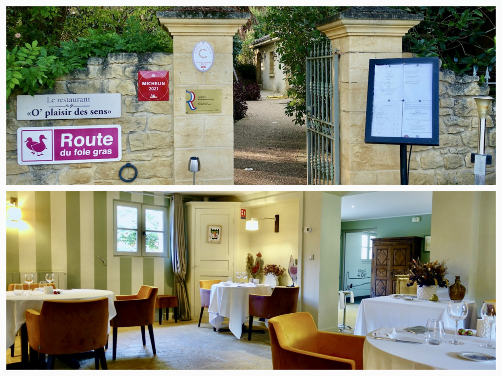 Restaurant O'Plaisir des Sens Dordogne/France - best restaurants Cognac, Dordogne & Cantal